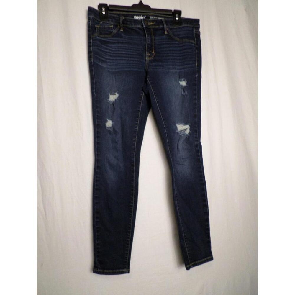 Mossimo Denim Mid Rise Jeggings Dark Wash Womens Size 8/29R Power Stretch